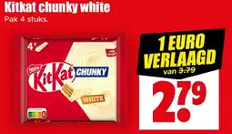 Dirk Kitkat chunky white aanbieding