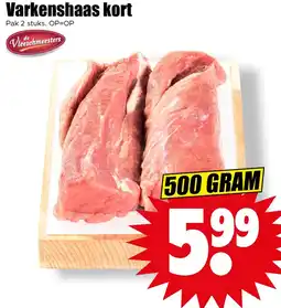 Dirk Varkenshaas kort aanbieding