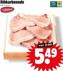 Dirk Ribkarbonade aanbieding
