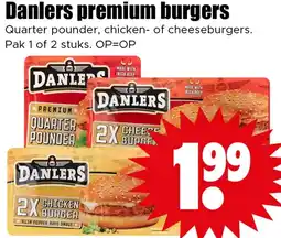 Dirk Danlers premium burgers aanbieding