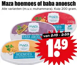 Dirk Maza hoemoes of baba anoesch aanbieding