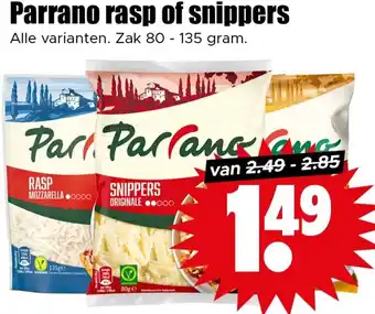 Dirk Parrano rasp of snippers aanbieding