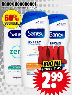 Dirk Sanex douchegel aanbieding