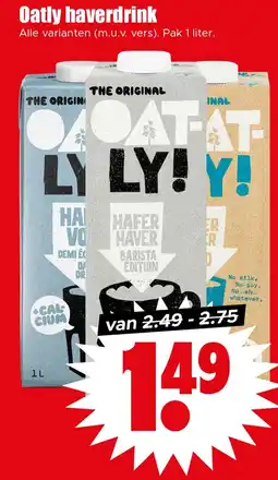 Dirk Oatly haverdrink aanbieding