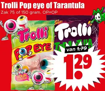Dirk Trolli Pop eye of Tarantula aanbieding