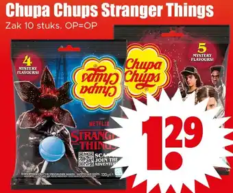 Dirk Chupa Chups Stranger Things aanbieding