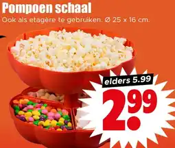 Dirk Pompoen schaal aanbieding