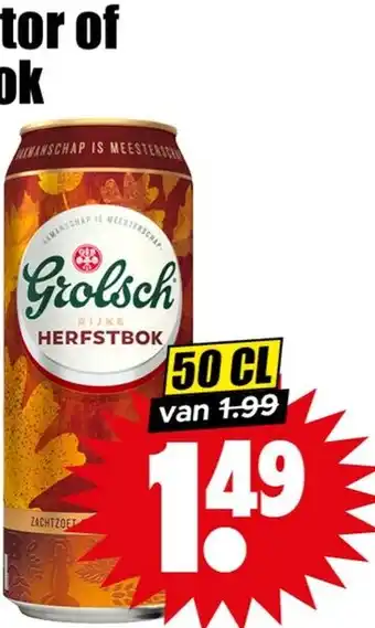 Dirk Grolsch Herfstbok aanbieding