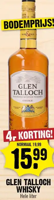 Dirk Glen Talloch Whisky aanbieding