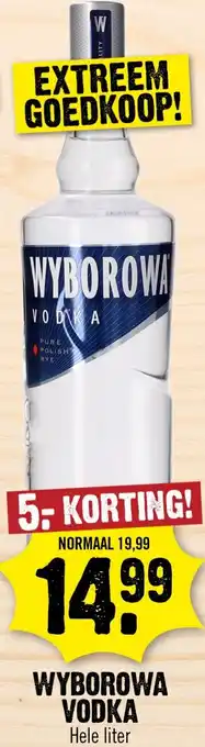 Dirk Wyborowa Vodka aanbieding