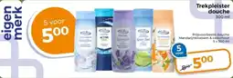 Trekpleister Trekpleister douche aanbieding