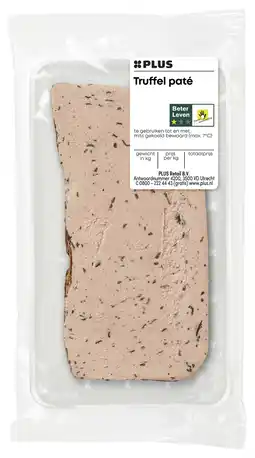 PLUS PLUS Truffel paté aanbieding