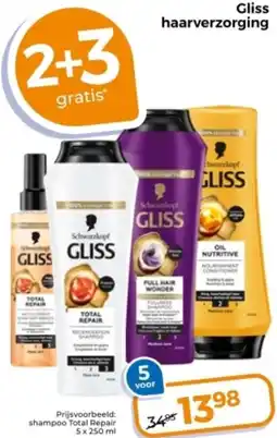 Trekpleister Gliss haarverzorging aanbieding