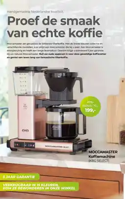 EP Beerepoot MOCCAMASTER Koffiemachine aanbieding