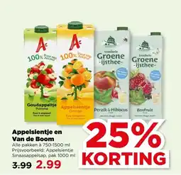 PLUS Appelsientje en Van de Boom aanbieding