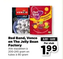 PLUS Red Band, Venco en The Jelly Bean Factory aanbieding