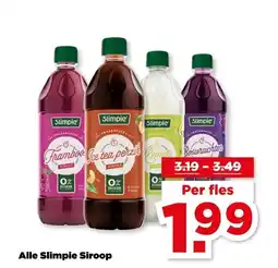 PLUS Alle Slimpie Siroop aanbieding