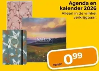 Trekpleister Agenda en kalender 2026 aanbieding