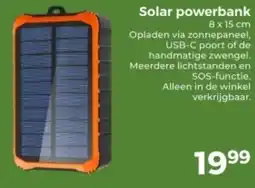 Trekpleister Solar powerbank aanbieding
