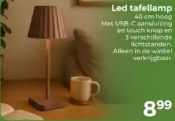 Trekpleister Led tafellamp aanbieding