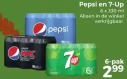 Trekpleister Pepsi en 7-Up aanbieding