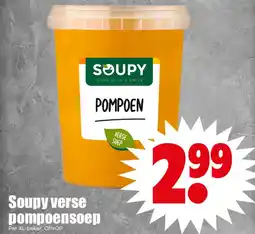 Dirk Soupy verse pompoensoep aanbieding