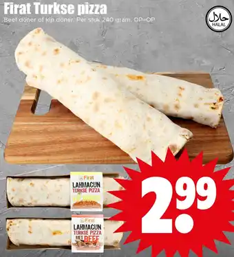 Dirk Firat Turkse pizza aanbieding
