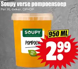 Dirk Soupy verse pompoensoep aanbieding