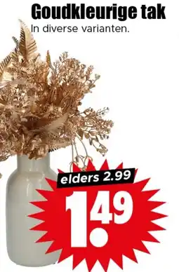 Dirk Goudkleurige tak aanbieding