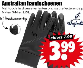 Dirk Australian handschoenen aanbieding