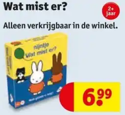 Kruidvat Wat mist er? aanbieding