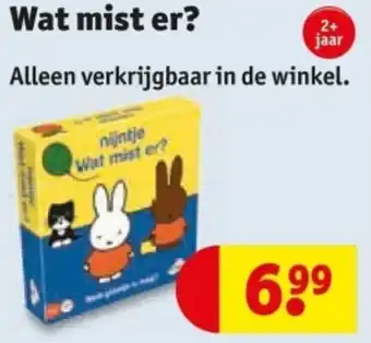 Kruidvat Wat mist er? aanbieding