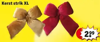 Kruidvat Kerst strik XL aanbieding