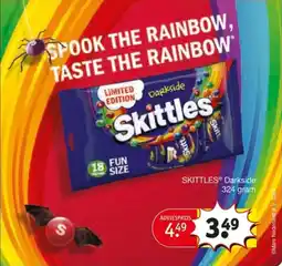 Kruidvat Skittles Darkside aanbieding