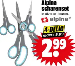 Dirk Alpina scharenset aanbieding