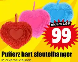 Dirk Pufferz hart sleutelhanger aanbieding