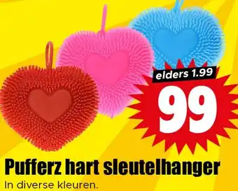 Dirk Pufferz hart sleutelhanger aanbieding