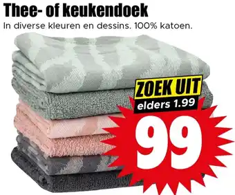Dirk Thee of keukendoek aanbieding