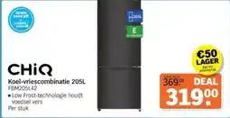 Albert Heijn Koel-vriescombinatie 205L aanbieding
