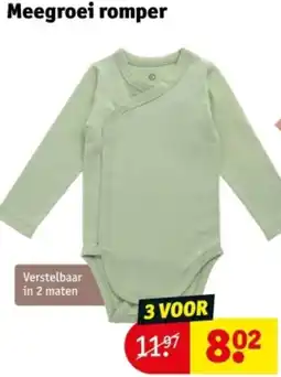 Kruidvat Meegroei romper aanbieding