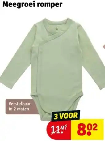 Kruidvat Meegroei romper aanbieding