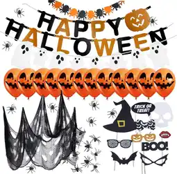 Amazon Halloween decoratie horror set met meer dan 30 onderdelen voor huis, tafel & tuin aanbieding