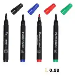 Wibra Permanent markers aanbieding