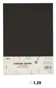 Wibra Zwart papier, aanbieding