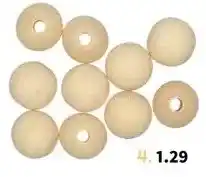 Wibra Houten kralen, aanbieding