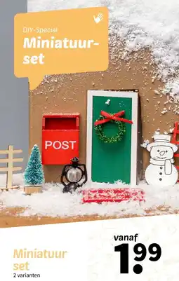 Wibra Miniatuur set aanbieding