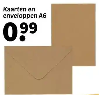 Kaarten en enveloppen A6