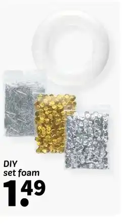 Wibra DIY set foam aanbieding