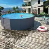 Bol.com Intex Graphite Panel Pool 478x124 cm met zandfilter ladder afdek- en grondzeil - Model 2022 aanbieding