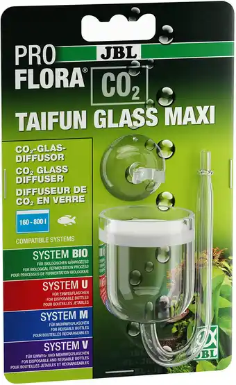 Amazon JBL PROFLORA CO2 TAIFUN GLASS MAXI aanbieding